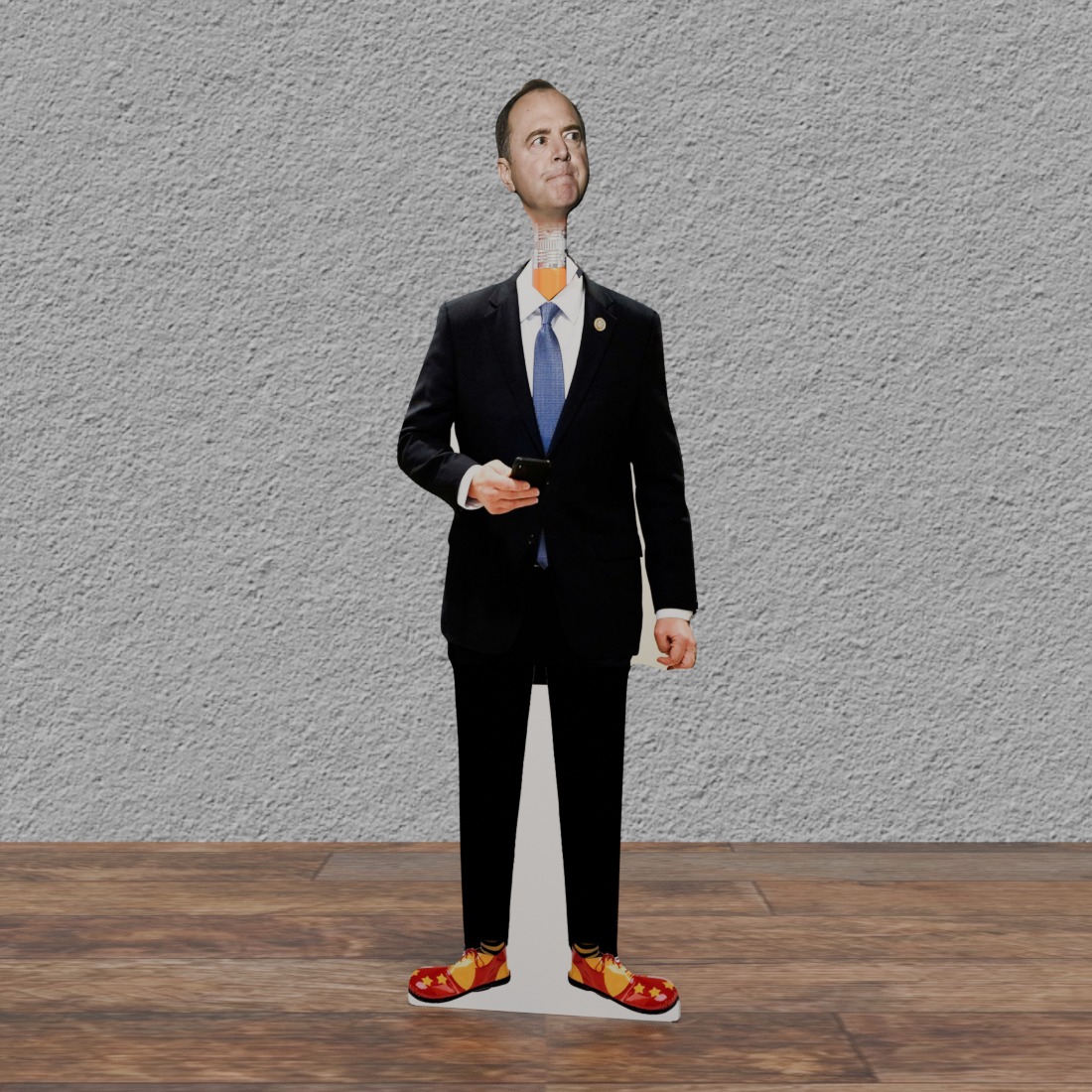 Adam Schiff - Pencil Neck - 72" Tall Cardboard Cutout Standee