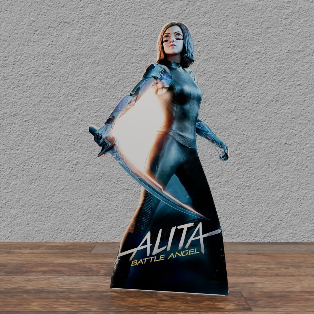 Alita Battle Angel 66" Tall Life Size Cardboard Cutout Standee