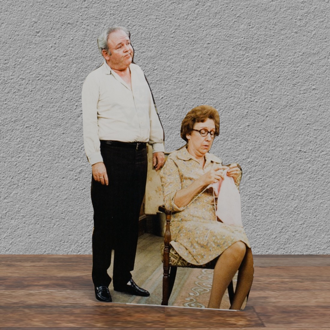 Archie & Edie Bunker - ALL IN THE Family -71" Tall-Cardboard Cutout Standee
