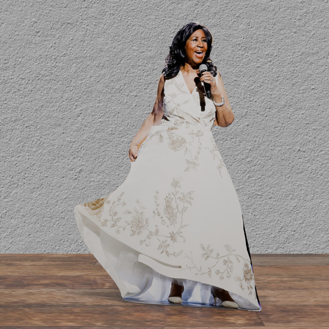 Aretha Franklin - 65" Tall Cardboard Cutout Standee