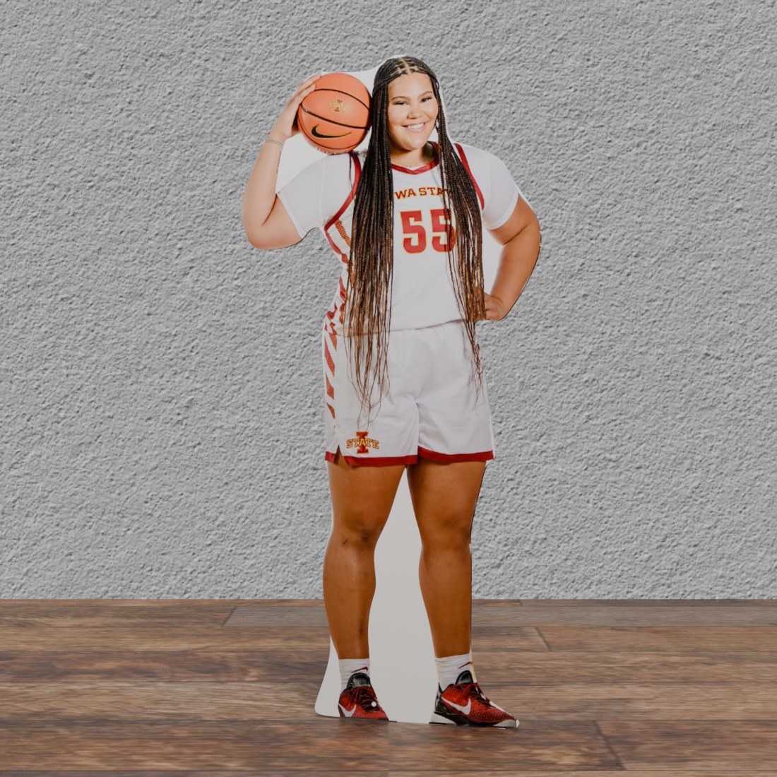 Audi Crooks Iowa State #55 75" Tall Cardboard Cutout Standee