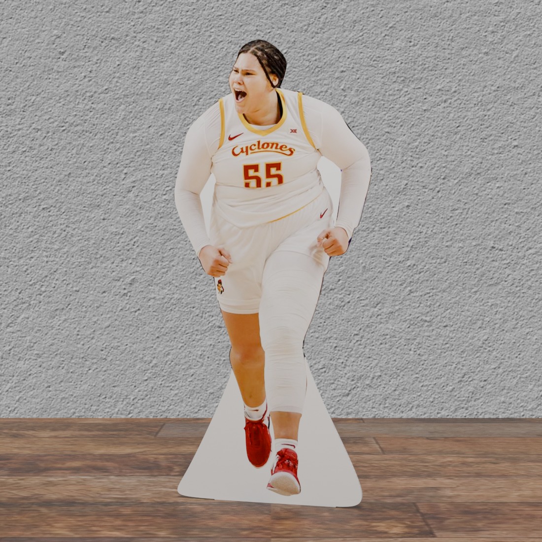 Audi Crooks White #55 75" Tall Cardboard Cutout Standee