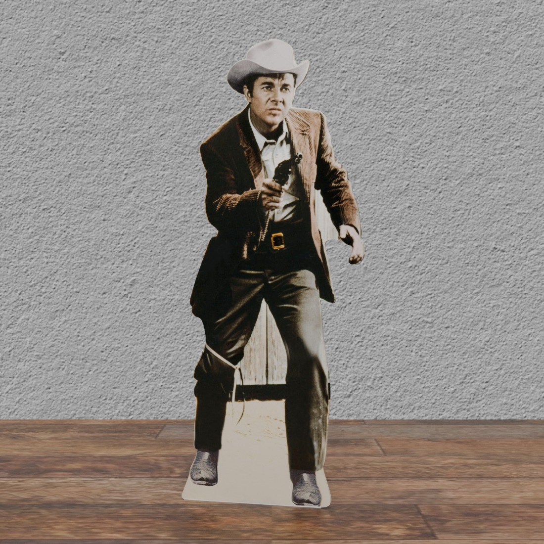 Audie Murphy - Western Star Gunfight - 65" Tall Cardboard Cutout Standee