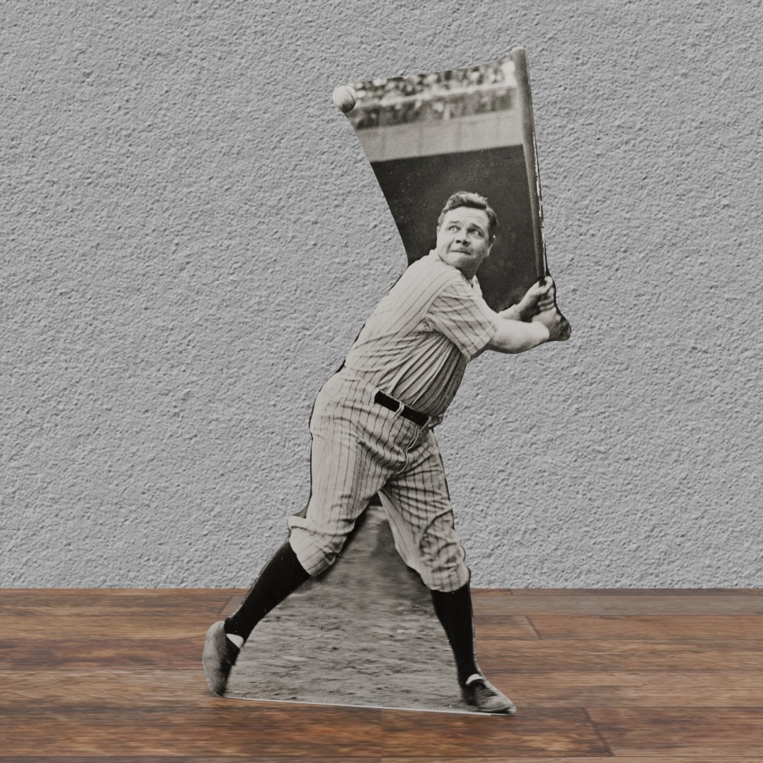 Babe Ruth - EYE ON THE Ball - 78" Tall Cardboard Cutout Standee