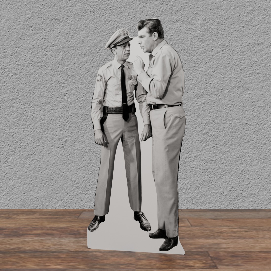 Barney Fife AND Sheriff Taylor 72" Tall Cardboard Cutout Standee