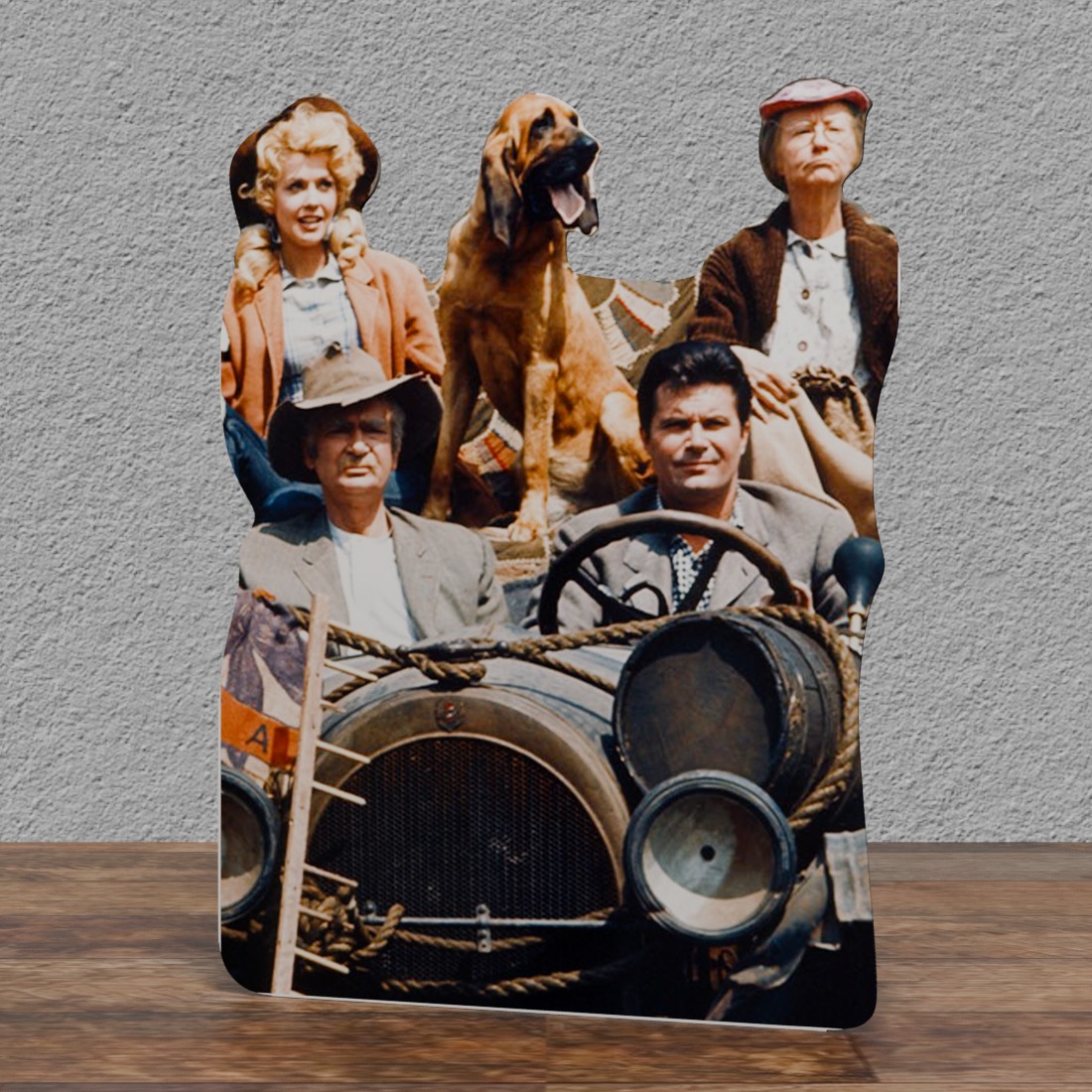 Beverly Hillbillies IN CAR - 61" Tall Cardboard Cutout Standee
