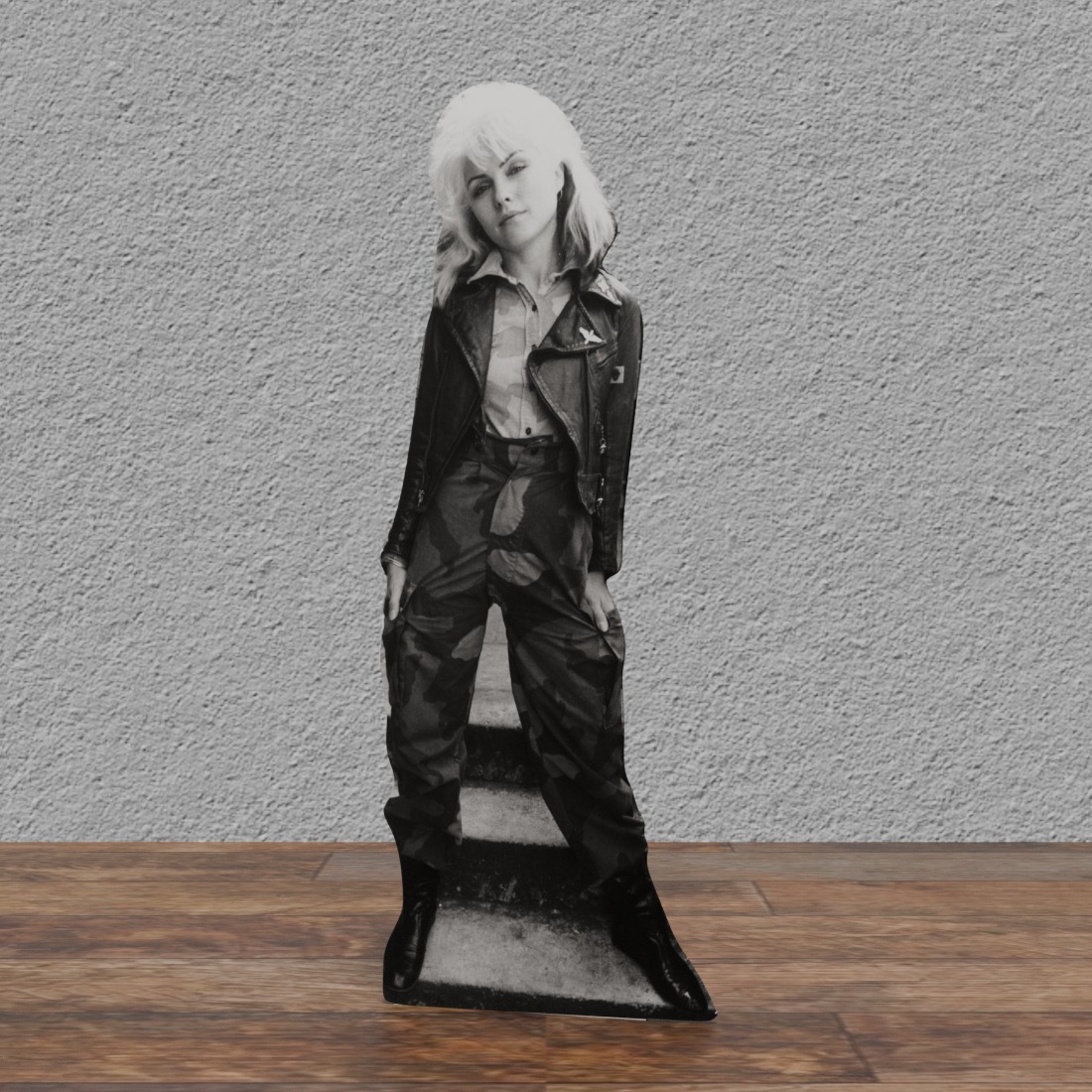 Blondie - Debbi Harry (black&white) 67" Tall Cardboard Cutout Standee