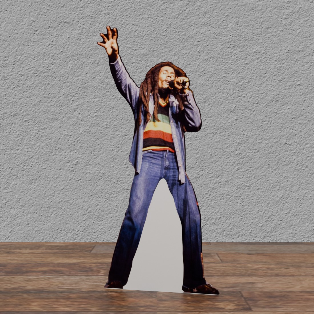 BOB Marley - 78" Tall Cardboard Cutout Standee