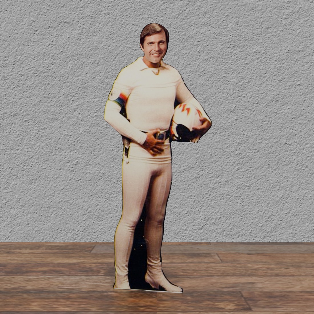Buck Rogers - Helmet- GIL Gerard - 70's-80's -72" Tall Cardboard Cutout Standee
