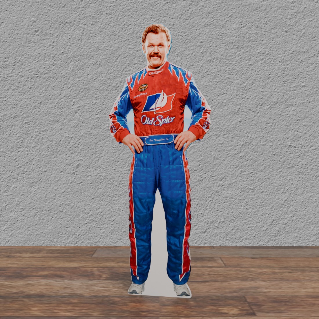 CAL Naughton JR - John C Riley - Nascar Driver 74" Tall- Cardboard Cutout Standee