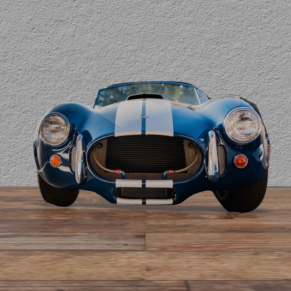 Carroll Shelby Cobra Blue 43" Tall Cardboard Cutout Standee