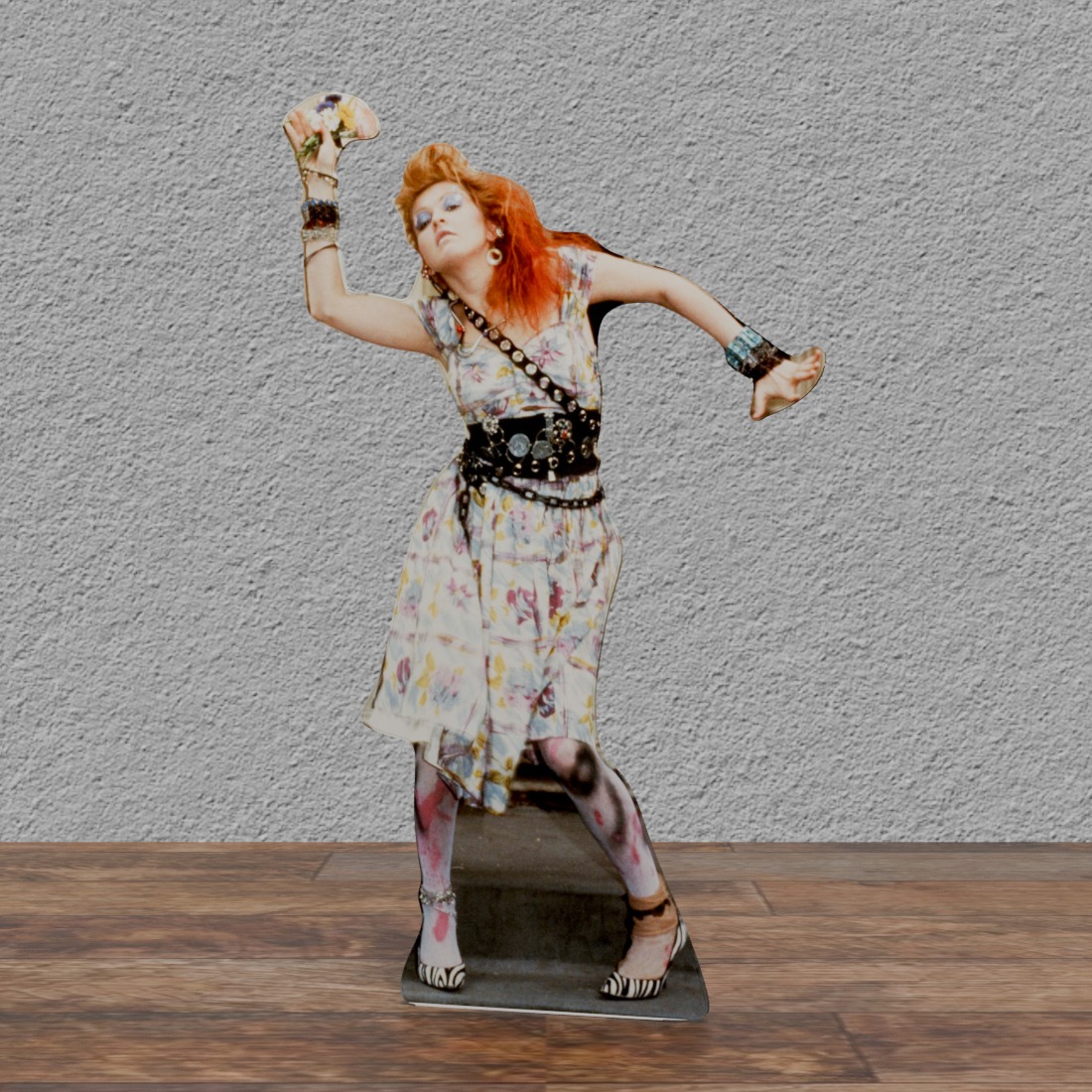 Cindi Lauper -70's True Colors - 62" Tall Life Size Cardboard Cutout Standee