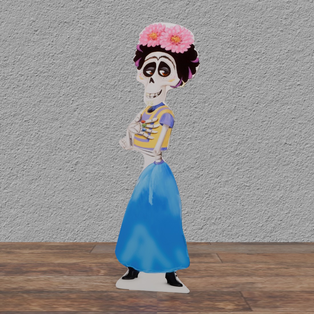 Coco- Frida-land OF THE Dead - 65"Tall Life Size Cardboard Cutout Standee