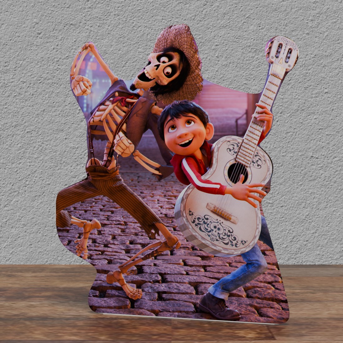 Coco - Miguel AND Hector Sing - 52" Tall Life Size Cardboard Cutout Standee