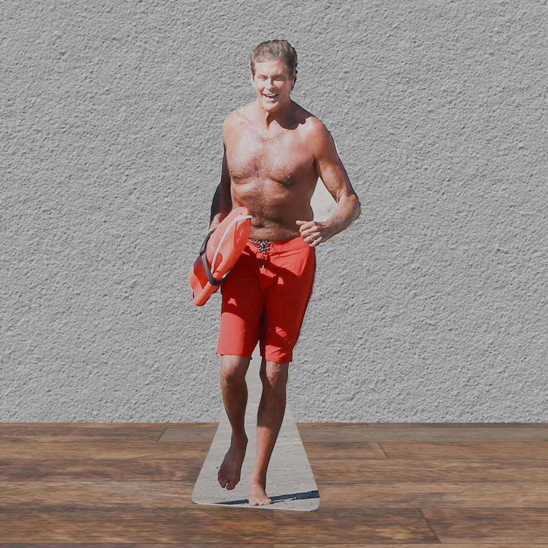 David Hasselhoff - Baywatch -74" Tall Life Size Cardboard Cutout Standee