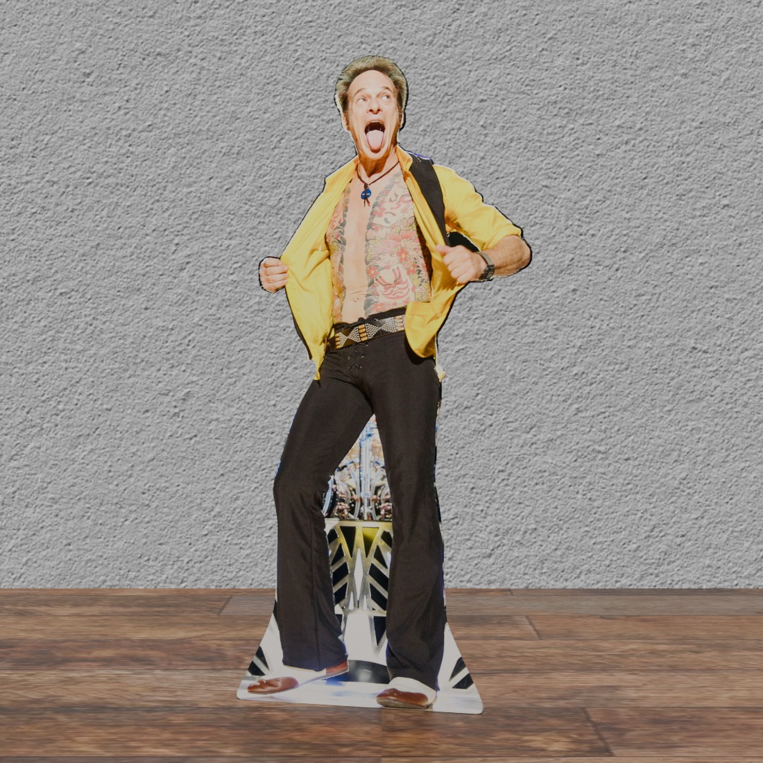 David LEE Roth - Yellow Shirt - 72" Tall Cardboard Cutout Standee