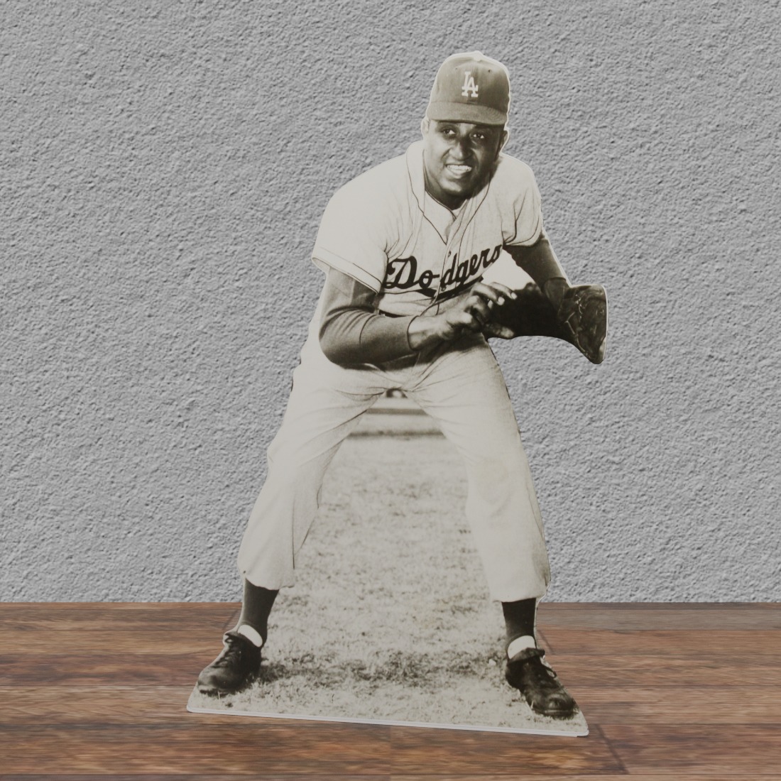 DON Newcombe- Bklyn Dodgers - PRO Baseball Pitcher - 71" Tall Cardboard Cutout Standee