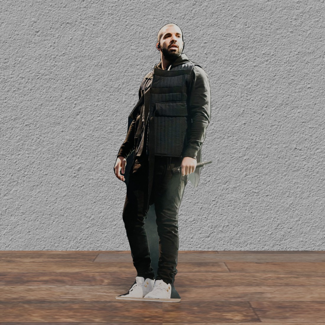 Drake 71" Tall Cardboard Cutout Standee