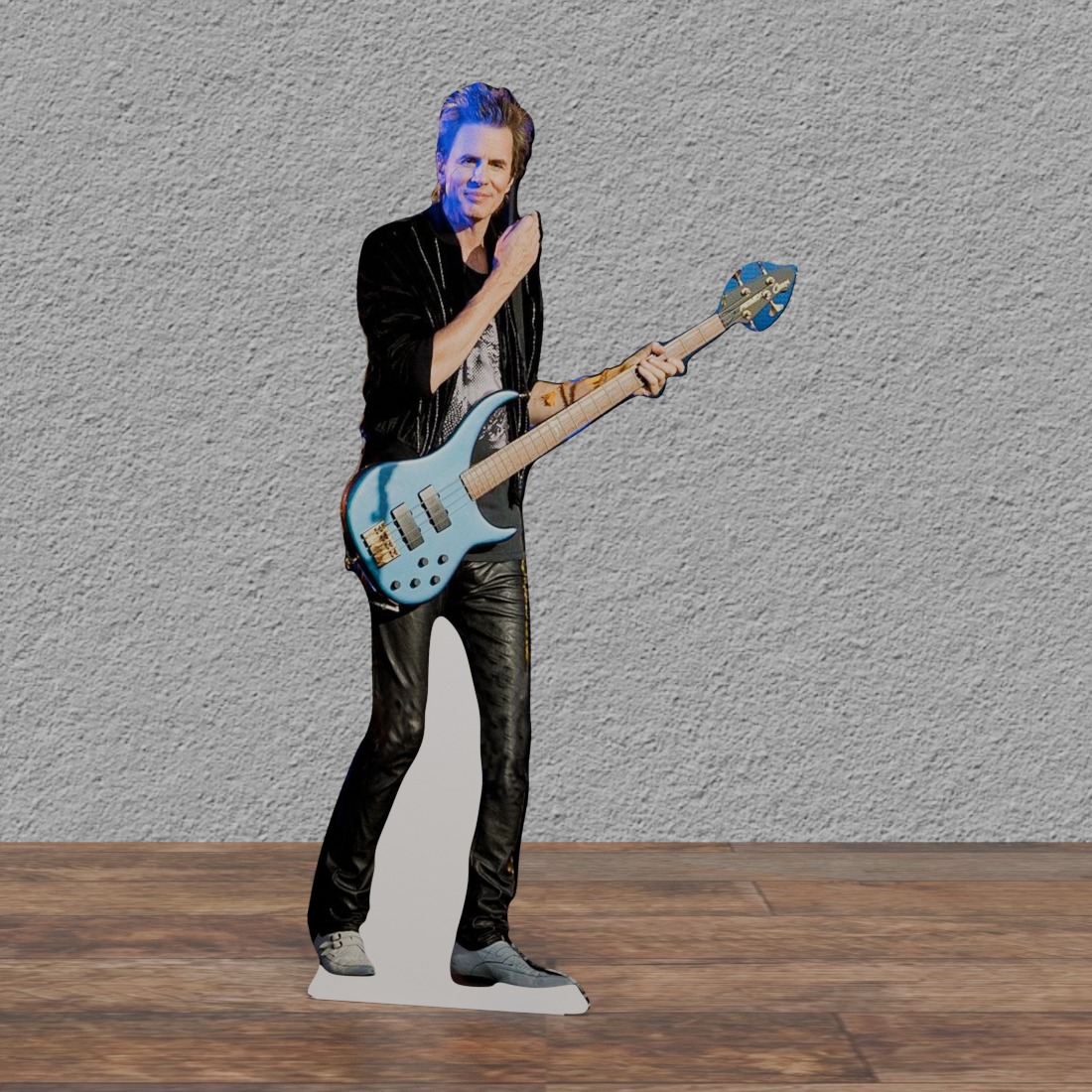 Duran Duran- John Taylor Bass Blue - 74" Tall Life Size Cardboard Cutout Standee