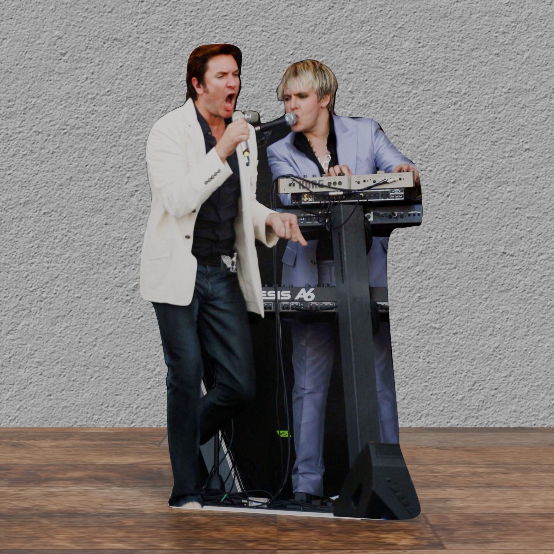 Duran Duran-simon LE BON & Nick Rhodes 72" Tall Life Size Cardboard Cutout Standee