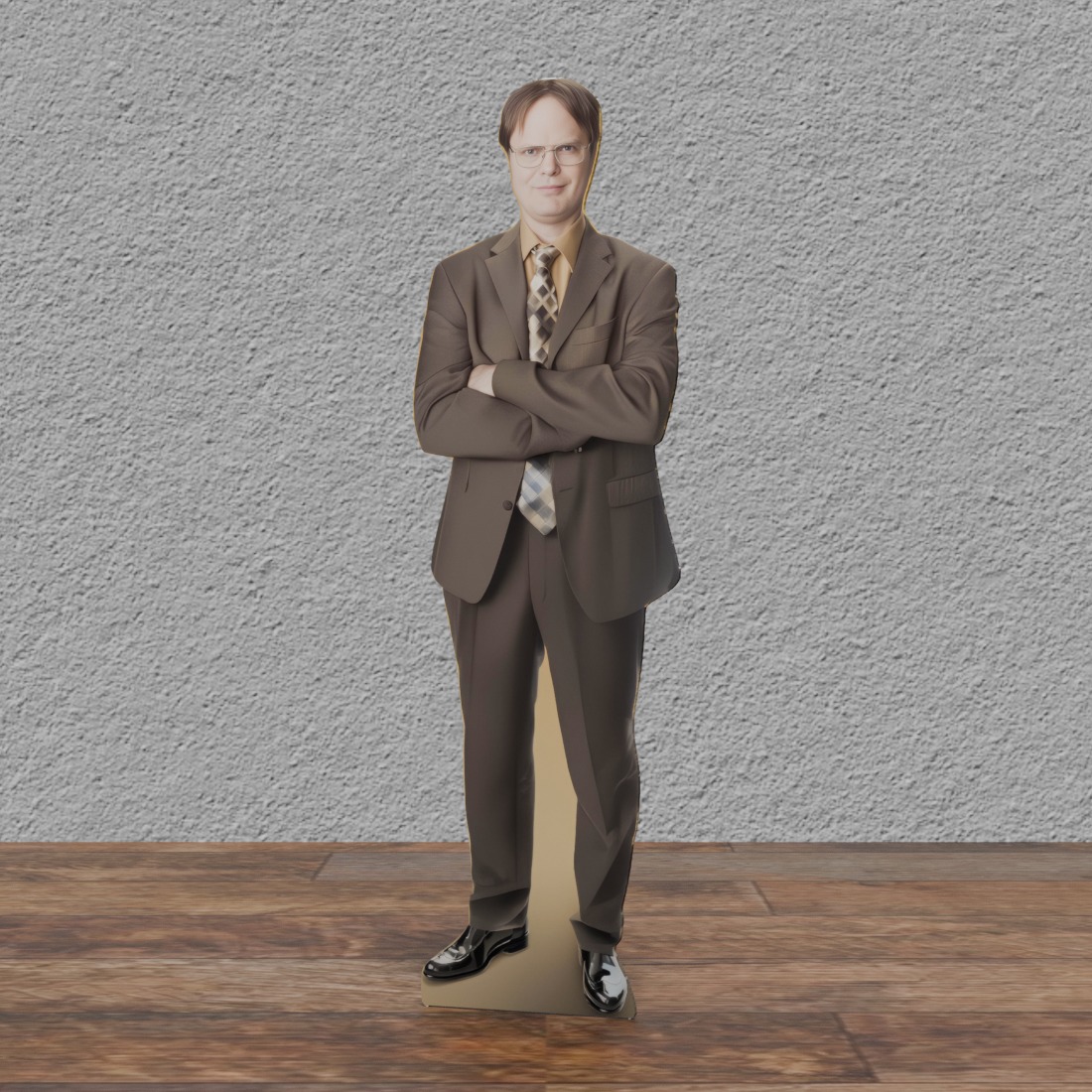 Dwight Schrute THE Office 74" Tall Cardboard Cutout Standee