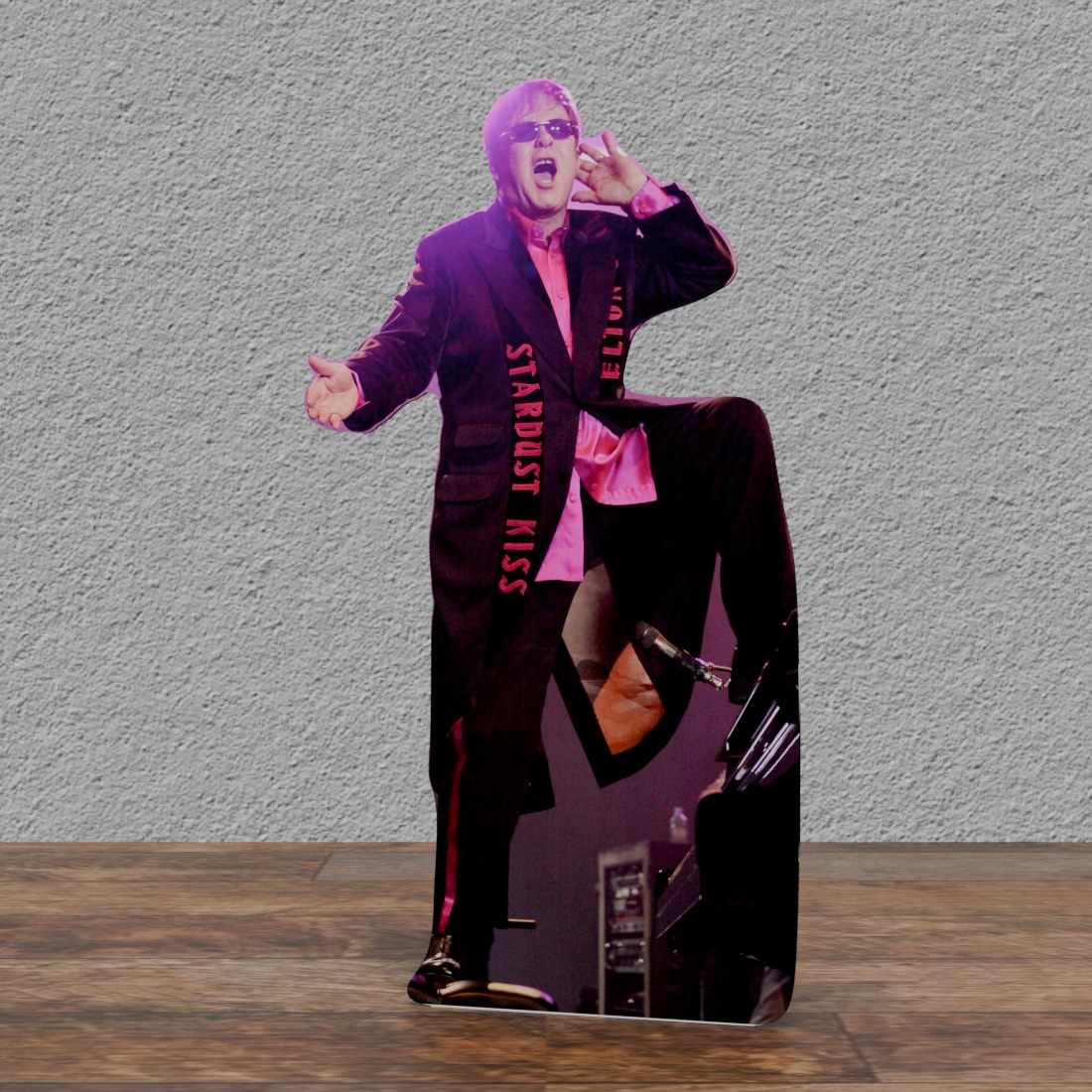 Elton John - 60s,70's,80's,90's - 70" Tall Life Size Cardboard Cutout Standee