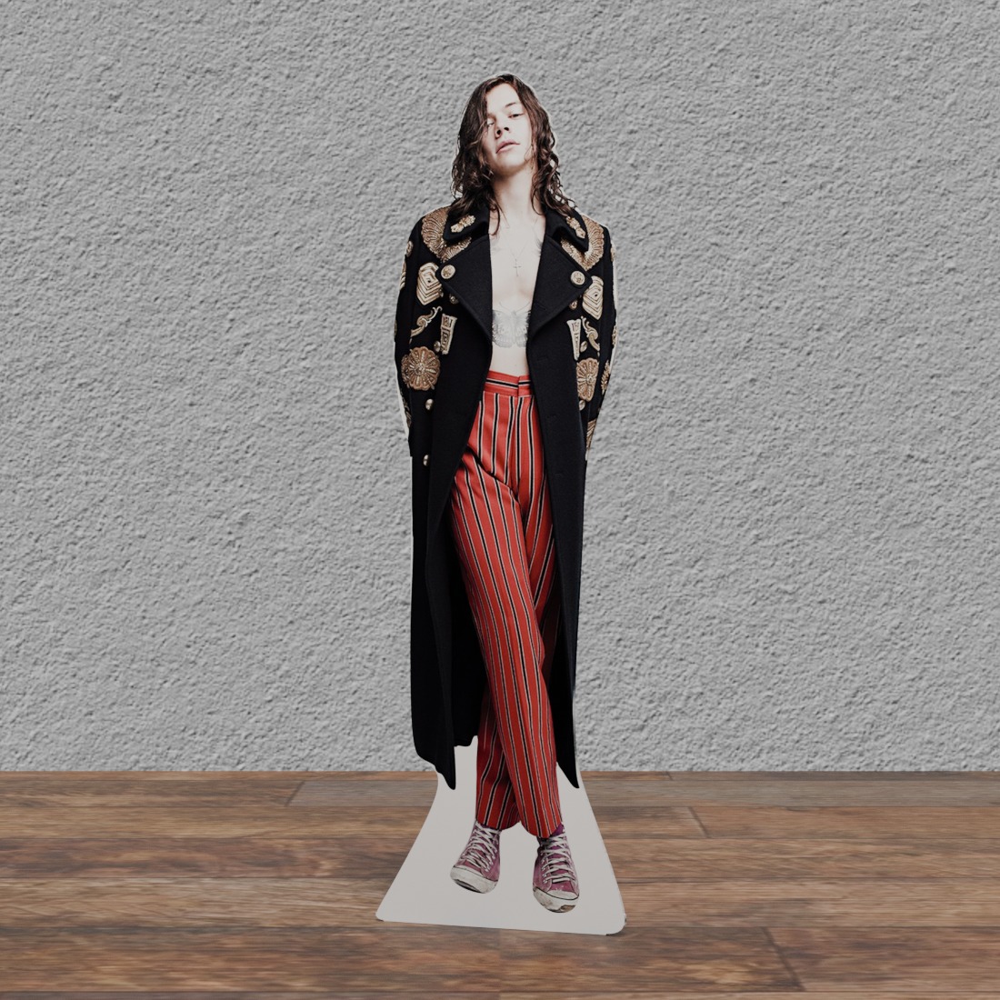 Harry Styles RED Stripe Pants 72" Tall Cardboard Cutout Standee