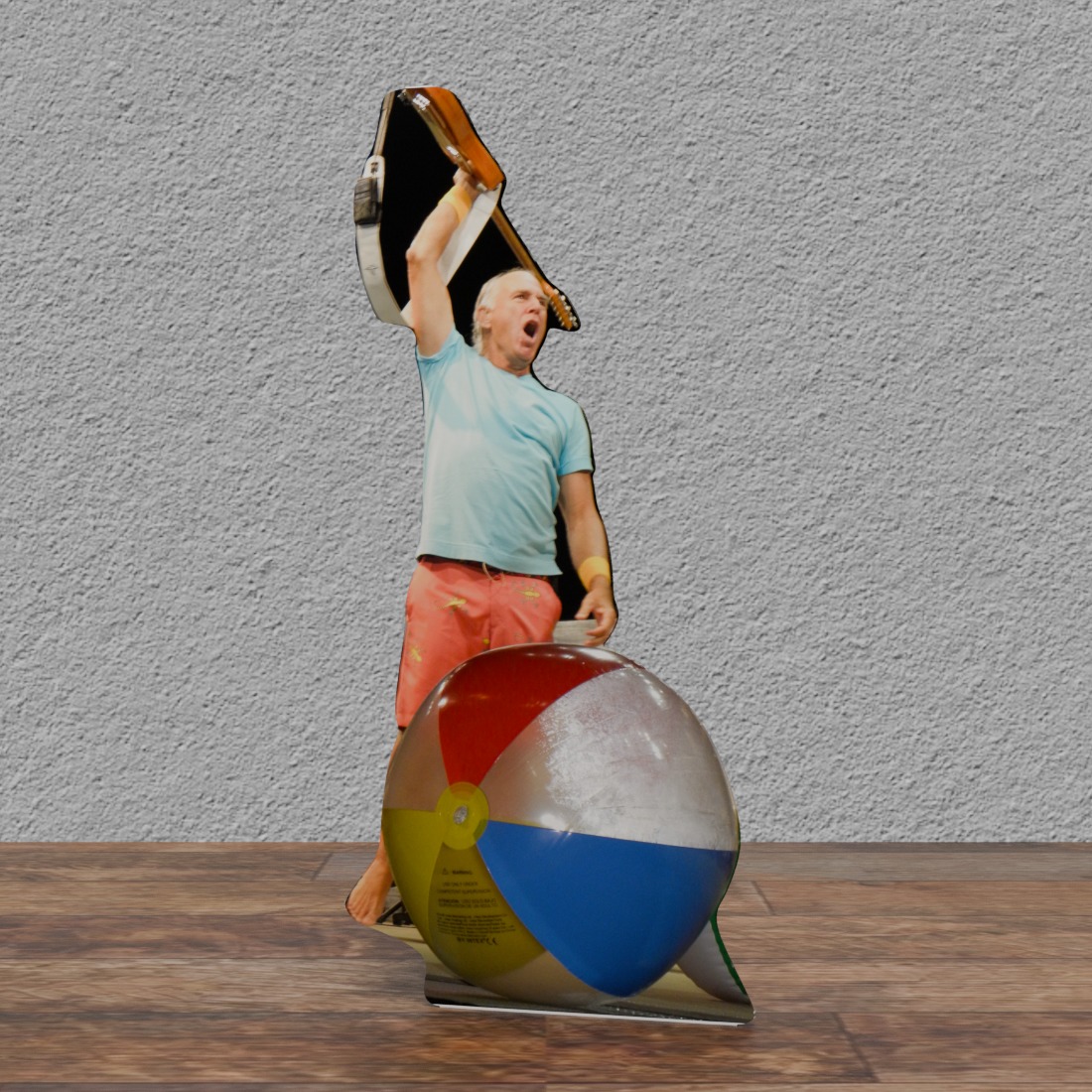 Jimmy Buffett - FUN FUN FUN - 60's,70's,80',90's - 83" Tall Life Size Cardboard Cutout Standee