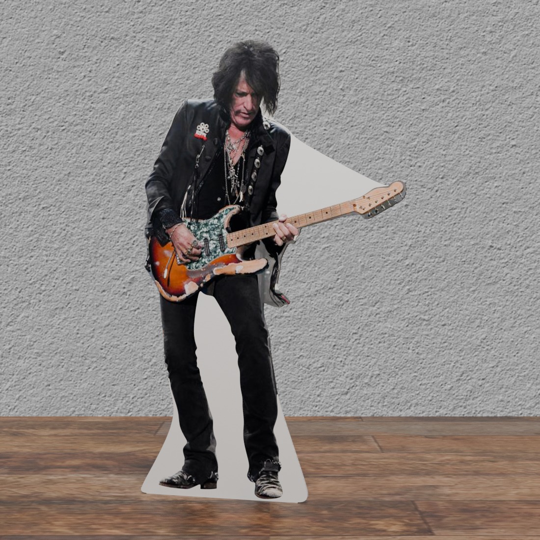JOE Perry Guitarist 69" Tall Cardboard Cutout Standee