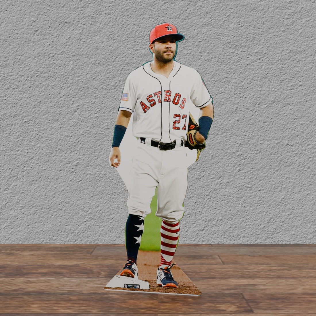 Jose Altuve #1 Astros 68" Tall Cardboard Cutout Standee