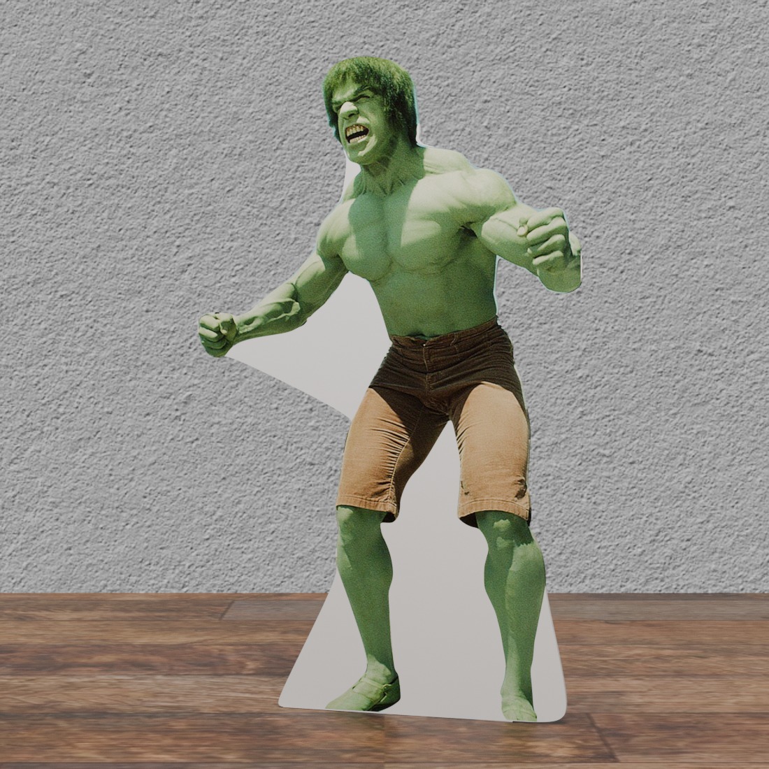LOU Ferrigno THE Hulk 76"Tall Cardboard Cutout Standee
