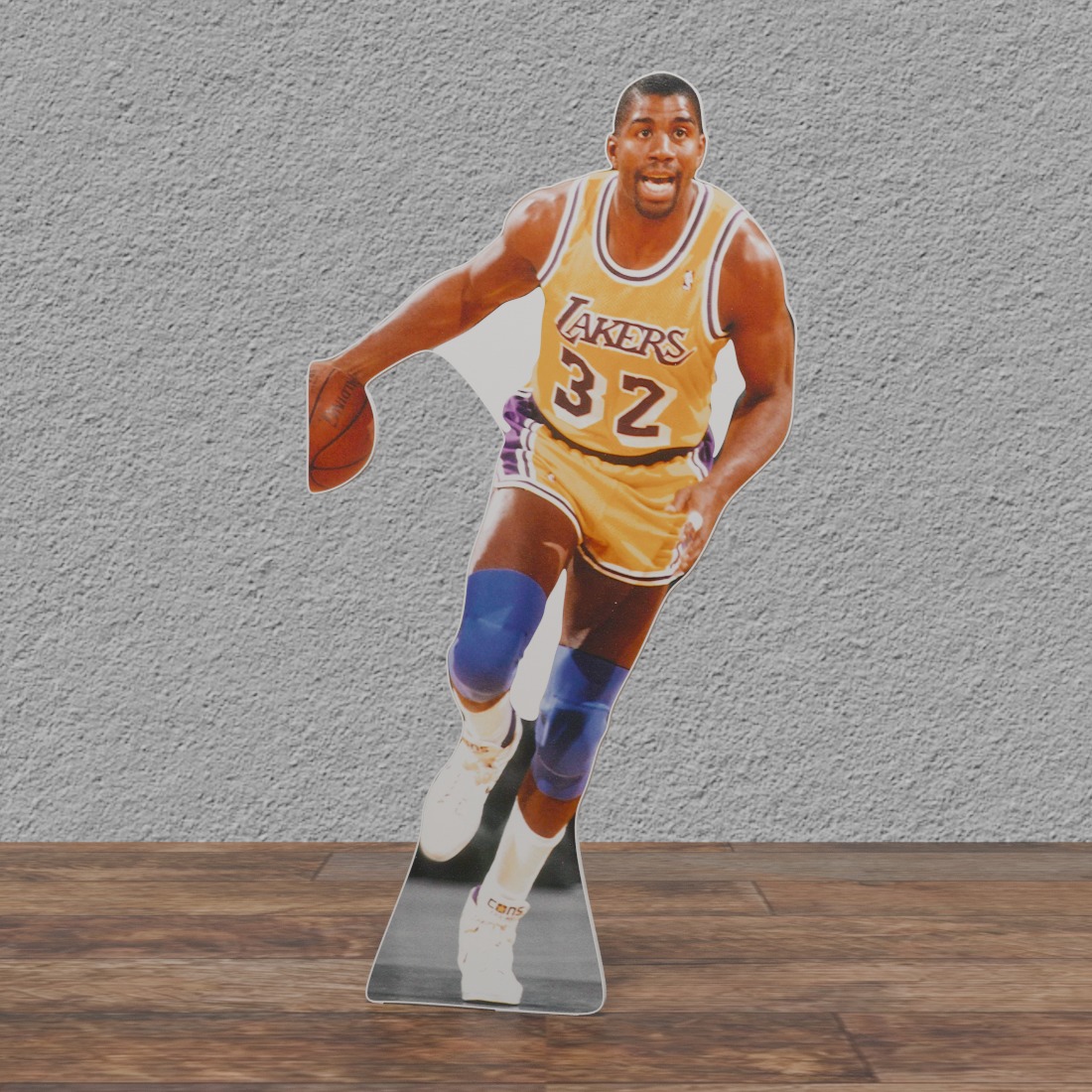 Magic Johnson - 82 "Tall Life Size Cardboard Cutout Standee