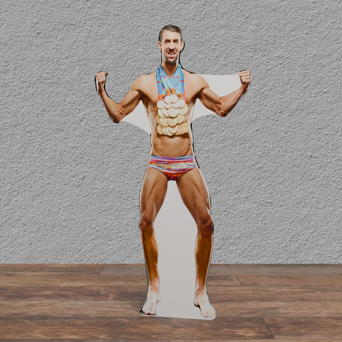 Michael Phelps Olympian 76" Tall Cardboard Cutout Standee