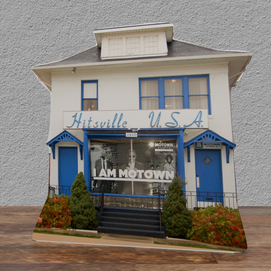 Motown Bldg - Hitsville USA - 44" Tall Cardboard Cutout Standee