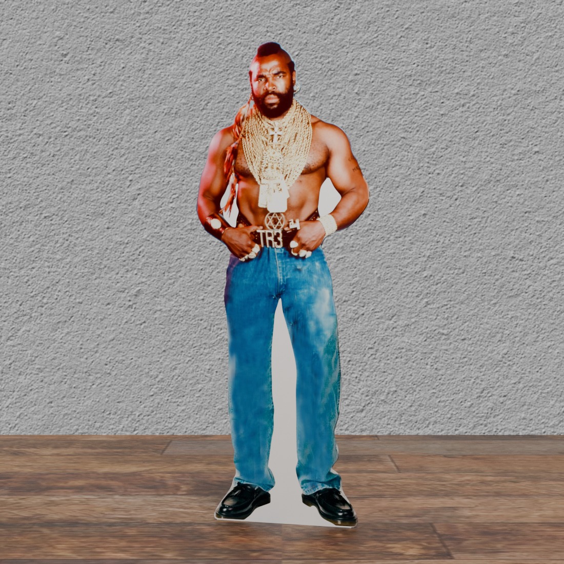 MR T 70" Tall Cardboard Cutout Standee