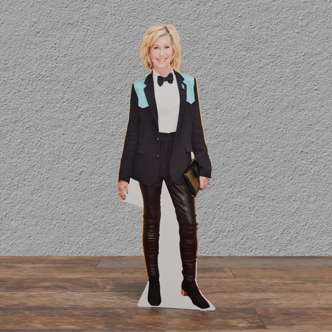 Olivia Newton John-black Boots 66" Tall Cardboard Cutout Standee