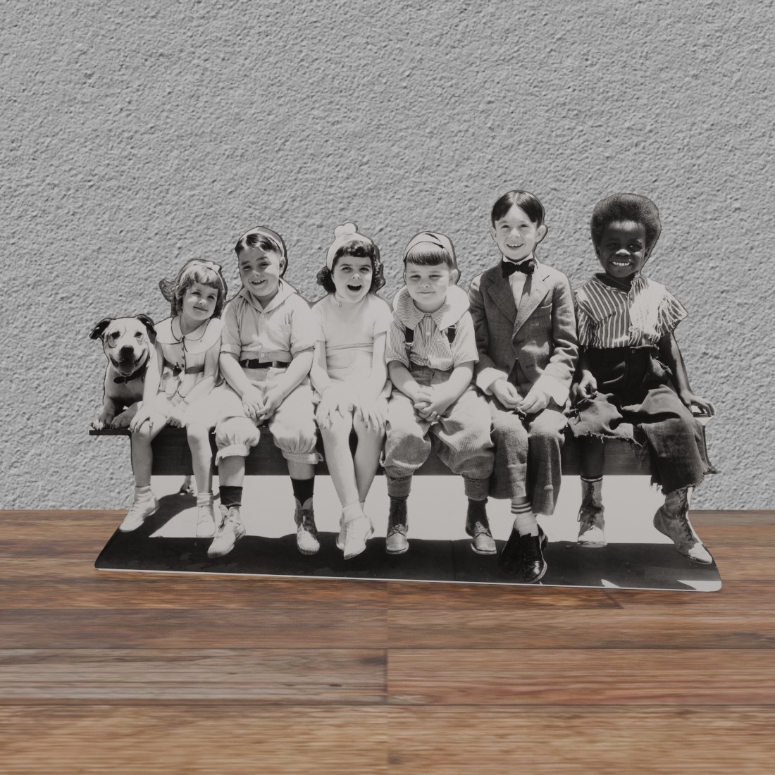 OUR Gang Little Rascals 79" Wide Cardboard Cutout Standee - Party Decor