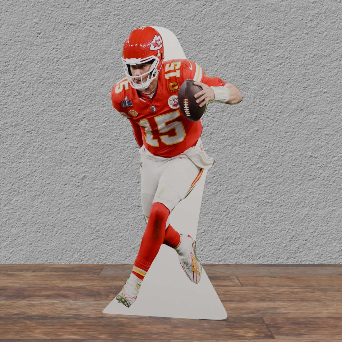 Patrick Mahomes KC Chiefs #15 74"Tall Cardboard Cutout Standee