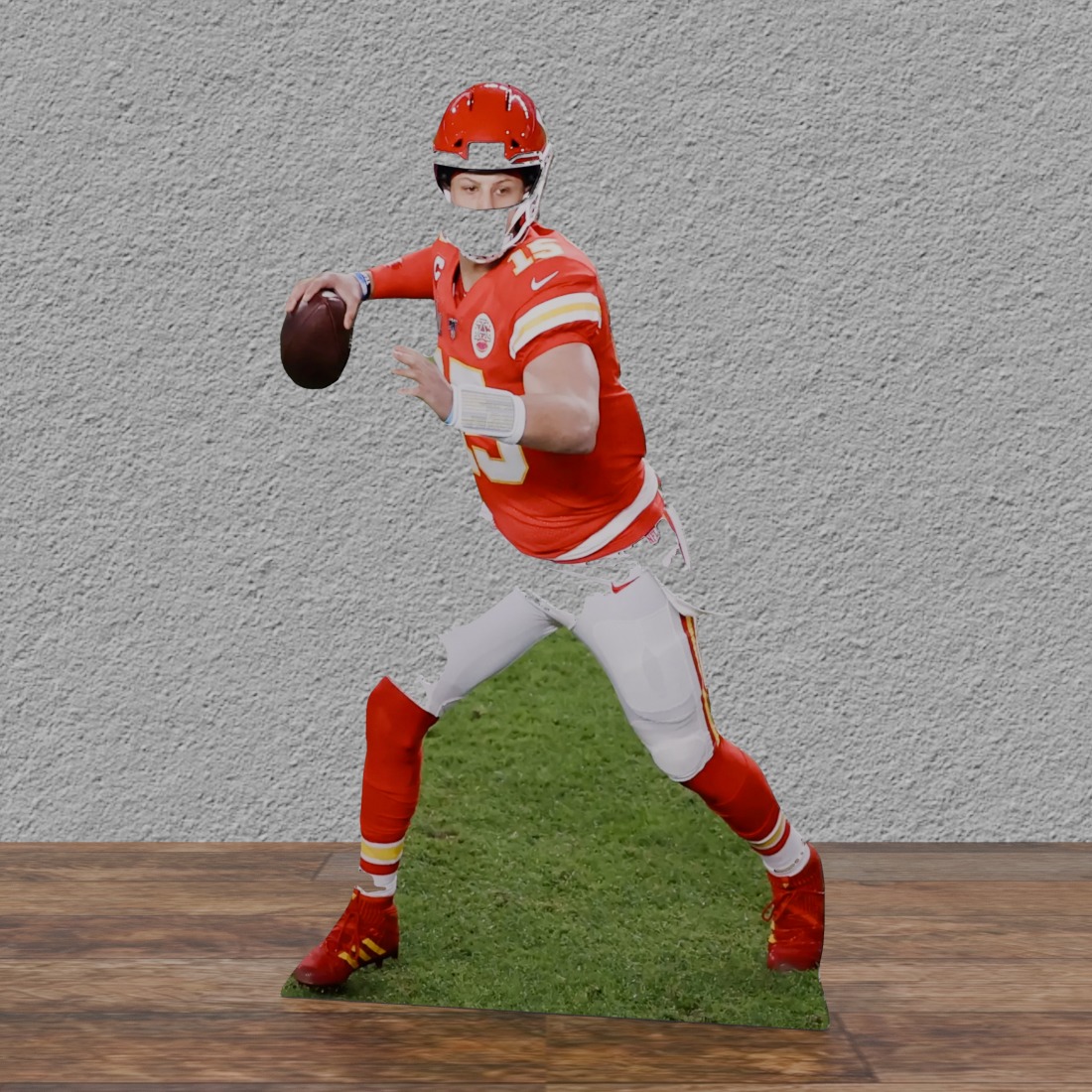 Patrick Mahomes KC Chiefs 74" Tall Cardboard Cutout Standee