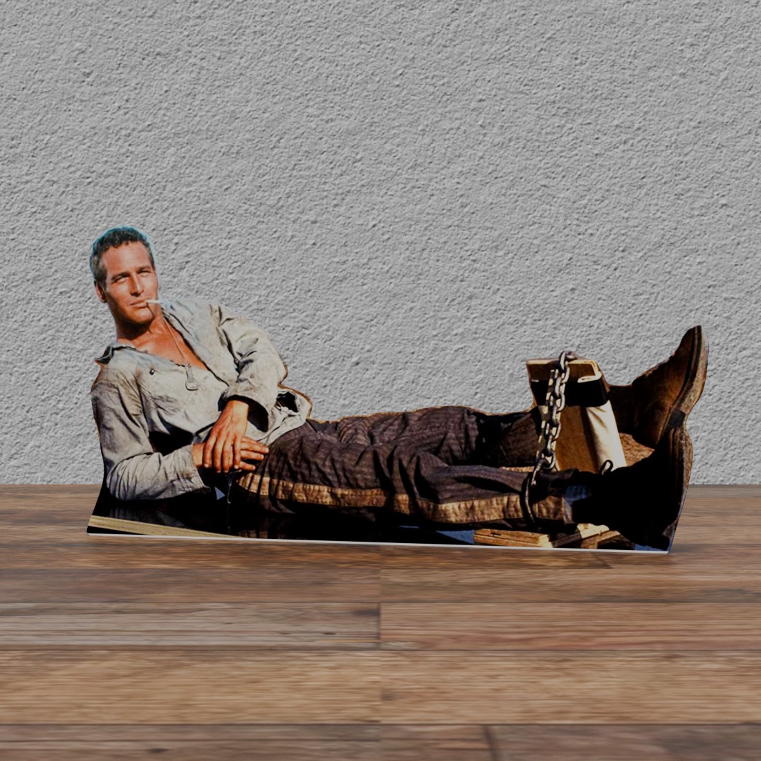 Paul Newman/cool Hand Luke 66" Wide Cardboard Cutout Wall Decor - NO Easel Party Decor