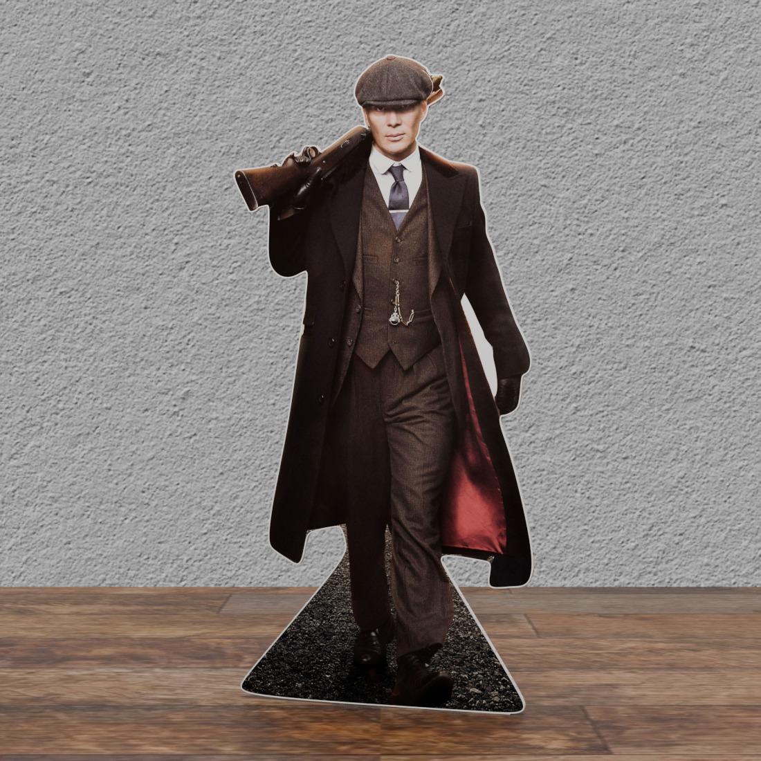 Peaky Blinders Tommy Shelby W/gun 70" Tall Cardboard Cutout Standee