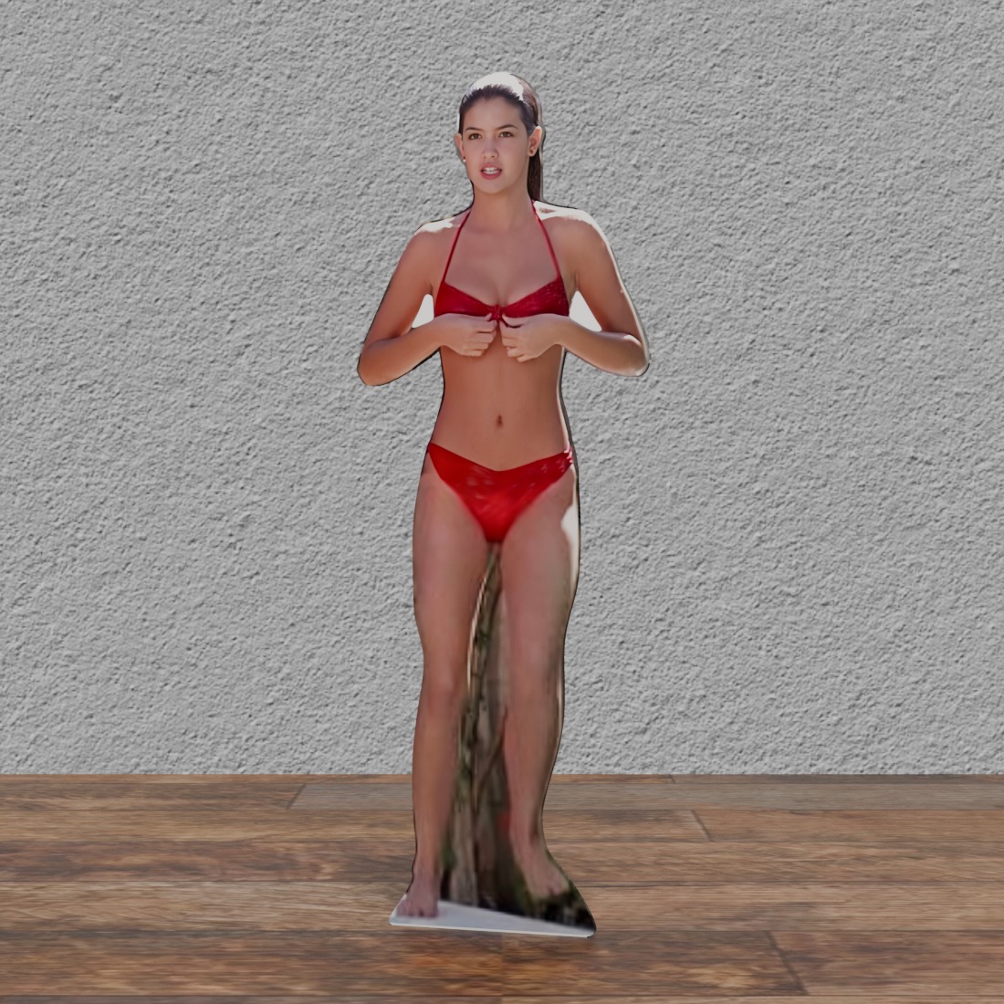 Phoebe Cates RED Bikini 67" Tall Cardboard Cutout Standee