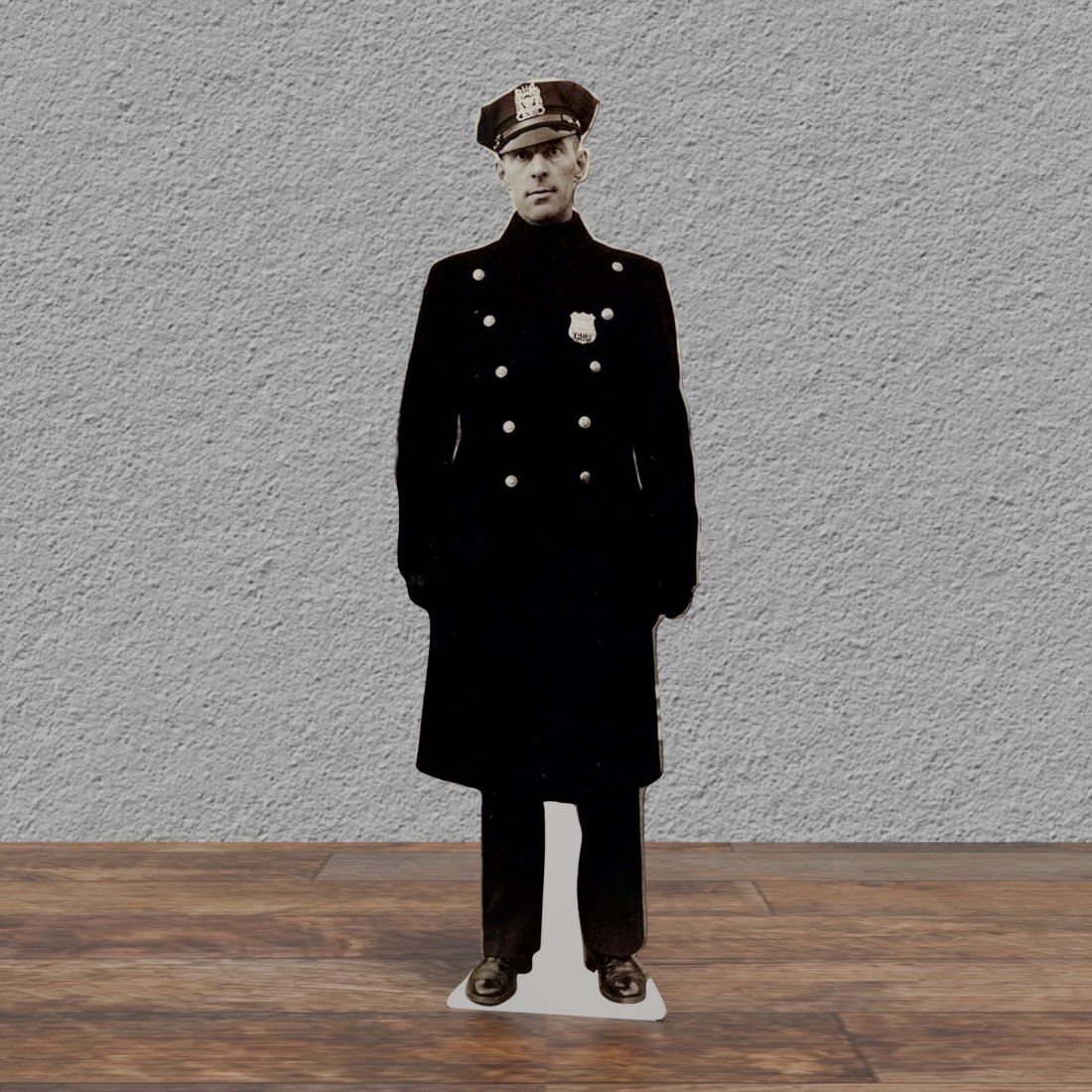Policeman 1940 75" Tall Cardboard Cutout Standee