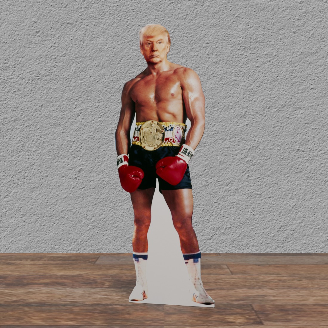 President Donald Trump Rocky Balboa Cardboard Cutout 72" Tall