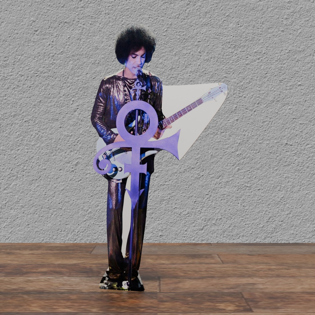 Prince #13 - Purple Icon - 63" Tall Cardboard Cutout Standee