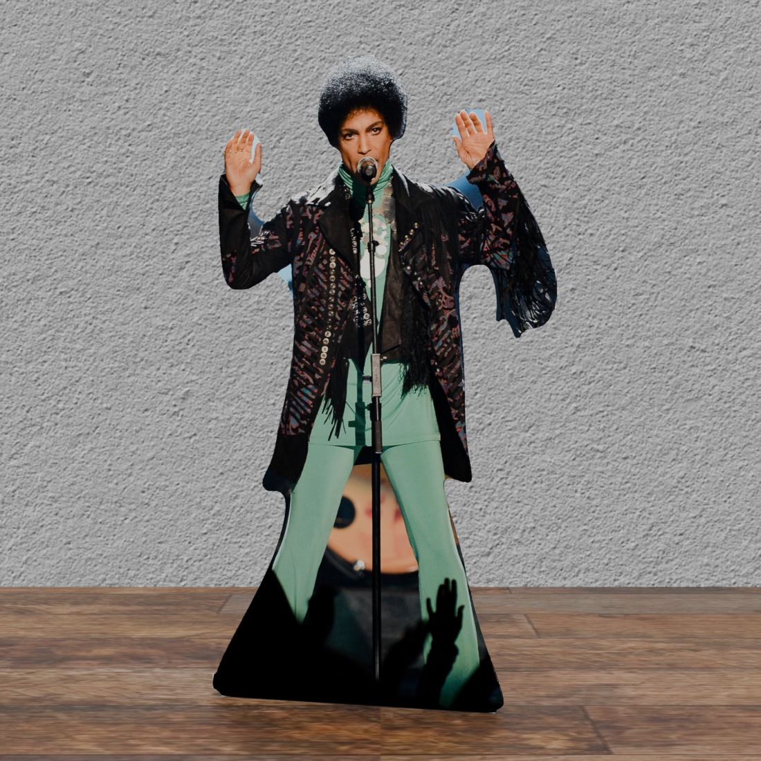Prince - Black Coat Jade Outfit - 63"Tall Cardboard Cutout Standee