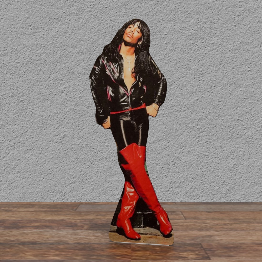 Rick James - RED Boots - 70" Tall Life Size Cardboard Cutout Standee