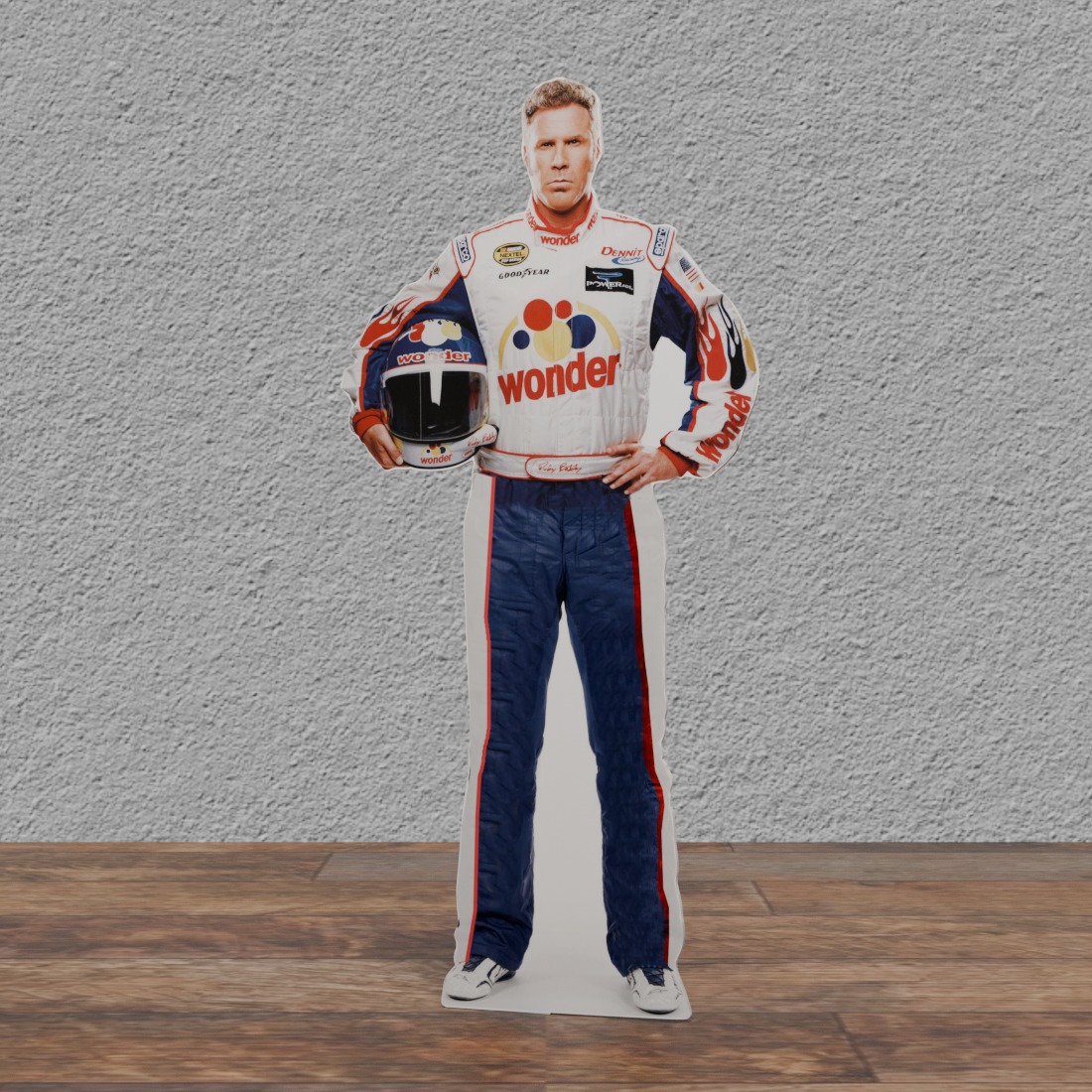 Ricky Bobby - Nascar Driver - 76" Tall - Life Size Cardboard Cutout Standee