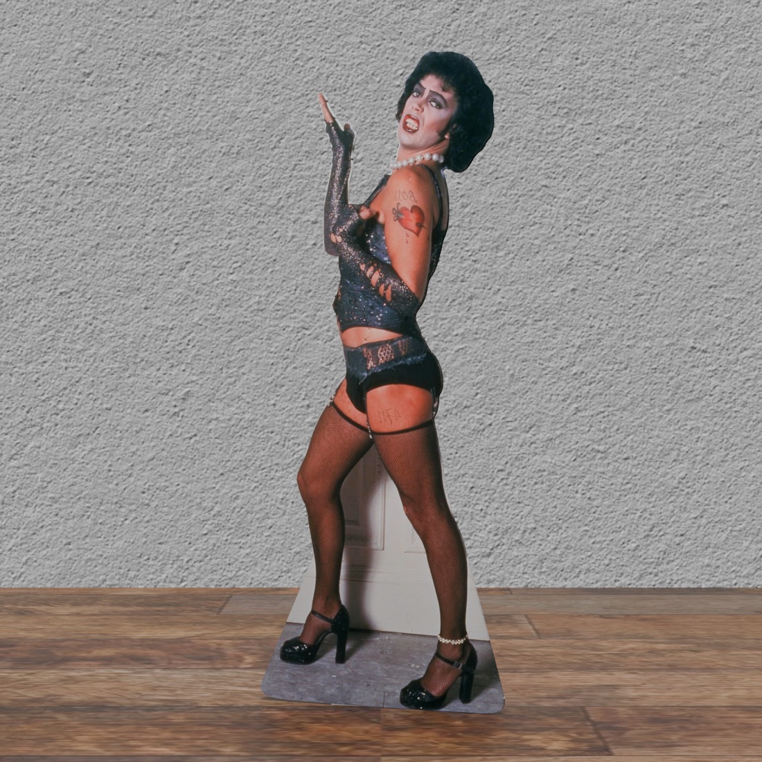 Rocky Horror Show-tim Curry-dr Frank-n-furter - 71" Tall- Life Size Cardboard Cutout Standee