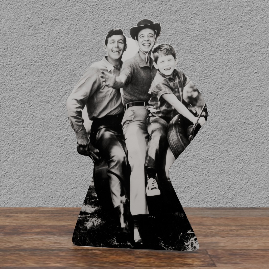 Sheriff Andy/ Deputy Barney Fife/ Opie - 72"Tall Life Size Cardboard Cutout Standee